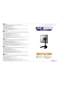 Notice Newstar FPMA-D700 Support écran plat