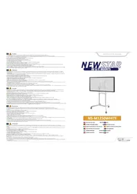 Notice Newstar NS-M1250WHITE Meuble TV