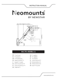 Notice Newstar WL70-450BL11 Support mural