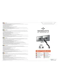 Notice Newstar NM-D775DXBLACK Support écran plat