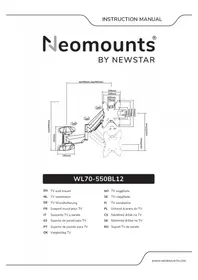 Notice Newstar WL70 550BL12 Support mural