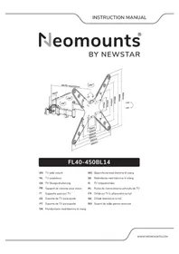 Notice Newstar FL40-450BL14 Meuble TV