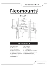 Notice Newstar WL30S-910BL16 Support mural