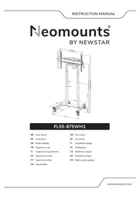 Notice Newstar FL55-875WH1 Meuble TV