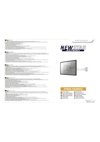 Notice Newstar FPMA-HAW050 Support écran plat