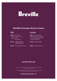 Notice BREVILLE THE SMART WAFFLE PRO BWM620XL Waffle Maker