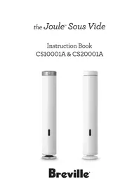 Notice BREVILLE JOULE SOUS VIDE CS10001 Appareils à emballage sous vide