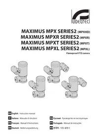 Notice Videotec MAXIMUS MPXR SERIES2 Câmera de vigilância
