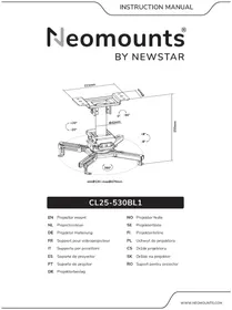 Notice Newstar CL25-530BL1 Accessoire de projecteur
