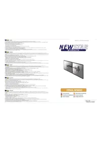 Notice Newstar FPMA-W960D Support écran plat