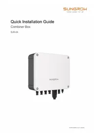 Notice Sungrow SBR256 Batterie