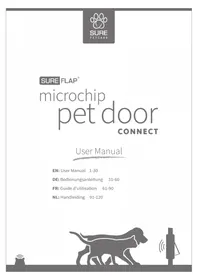 Notice SureFlap MICROCHIP PET DOOR CONNECT Animaux domestiques