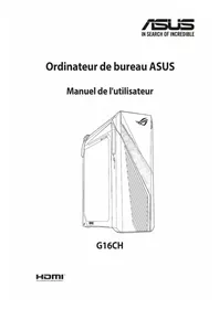 Notice ASUS G16CH Sac