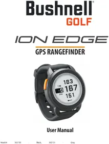 Notice BUSHNELL ION EDGE Sportsur