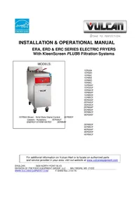 Notice Vulcan 1ER50C Friteuse