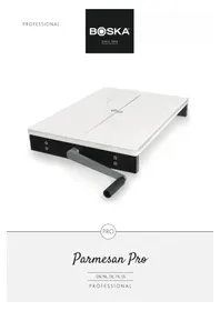 Notice Boska PARMESAN PRO Trancheuse