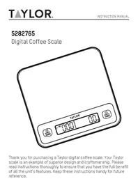Notice Taylor 5282765 Kitchen scales