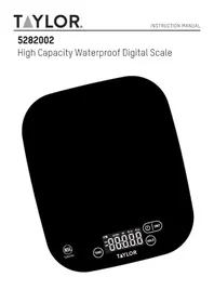 Notice Taylor 5282002 Kitchen scales