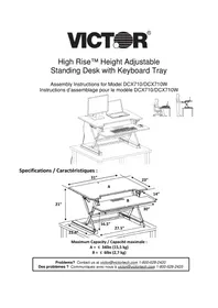 Notice VICTOR HIGH RISE DCX710G Bureau