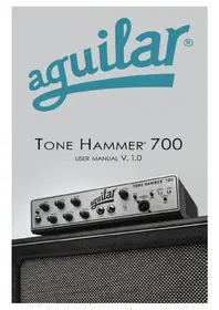 Notice Aguilar TONE HAMMER 700 Ampli guitare