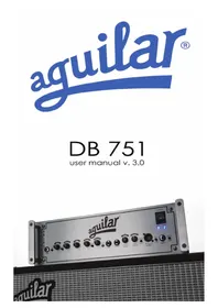 Notice Aguilar DB 751 Ampli guitare