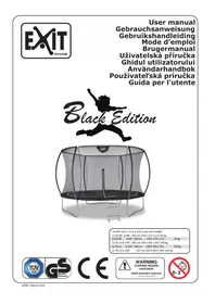 Notice Exit Toys BLACK EDITION Trampoline