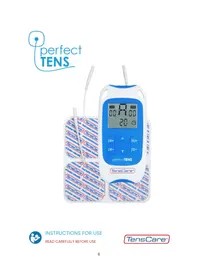 Notice TensCare PERFECT TENS Elektronischer Muskelstimulator