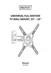 Notice Digitus DA-90377 Support mural