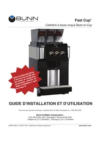 Notice Bunn FAST CUP Machine à café