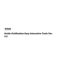 Notice EPSON ELPDC07 Vidéoprojecteur