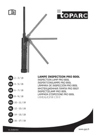 Notice GYS PRO 800L Lampe