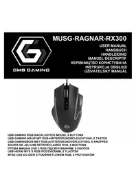Notice GMB Gaming MUSG-RAGNAR-RX300 Souris