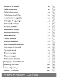 Notice ROWENTA X-NANO RH1127WO Putekļsūcējs