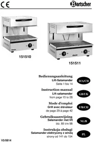 Notice BARTSCHER 500-1Z Niekategoryzowane