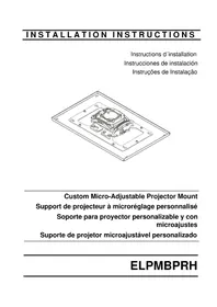 Notice EPSON ELPMBPRH Vidéoprojecteur