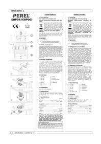 Notice Perel EBP04G PRISE