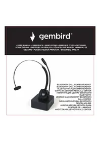 Notice GMB Audio BTHS-M-01 Casque