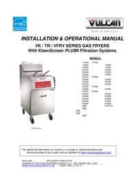 Notice Vulcan VK85 Friteuse