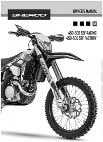 Notice Sherco 500 SEF (2024) Moto