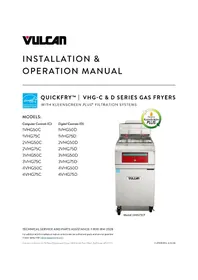 Notice Vulcan VHG75 Friteuse