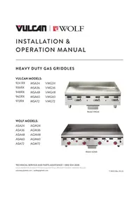 Notice Vulcan MSA48 Grill plate