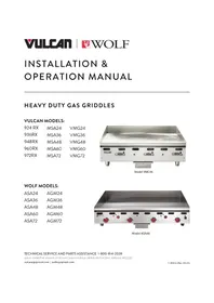 Notice Vulcan 936RX Grill plate