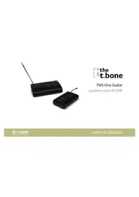 Notice the t.bone TWS ONE GUITAR Microphone