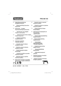 Notice Toolson PRO-SB 720 Perceuse