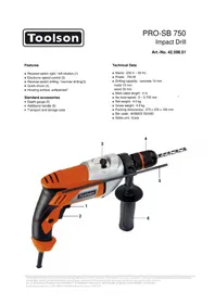 Notice Toolson PRO-SB 750 Perceuse