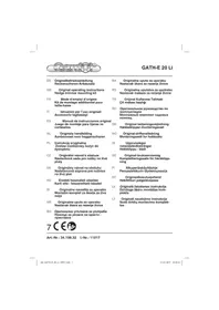 Notice Gardol GATS-E 20 Multiverktøy