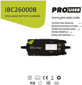 Notice Pro-User IBC26000B Batterijlader