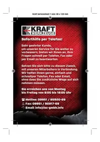 Notice Kraft K-AS 3 6 LI Visseuse