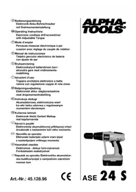 ASE 24S Alpha Tools