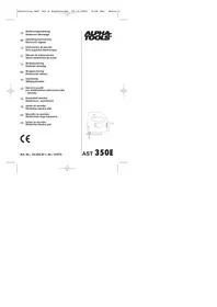 Notice Alpha Tools AST 350 E Testere